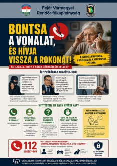 Bontsa a vonalat, és hívja vissza a rokonát! - rendőrségi felhívás